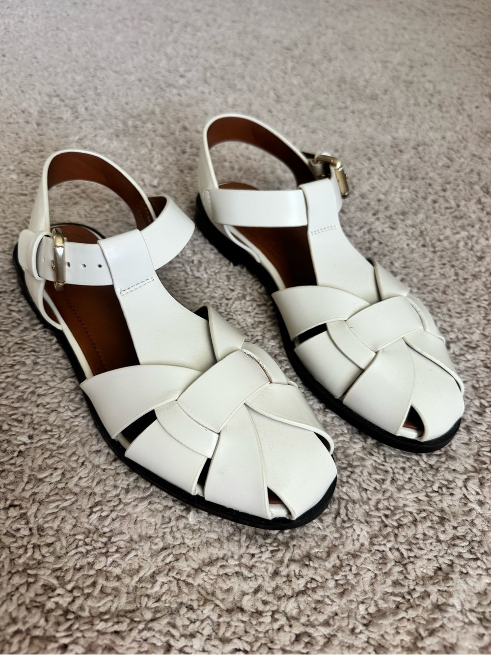 ZARA FISHERMAN SANDALS 7